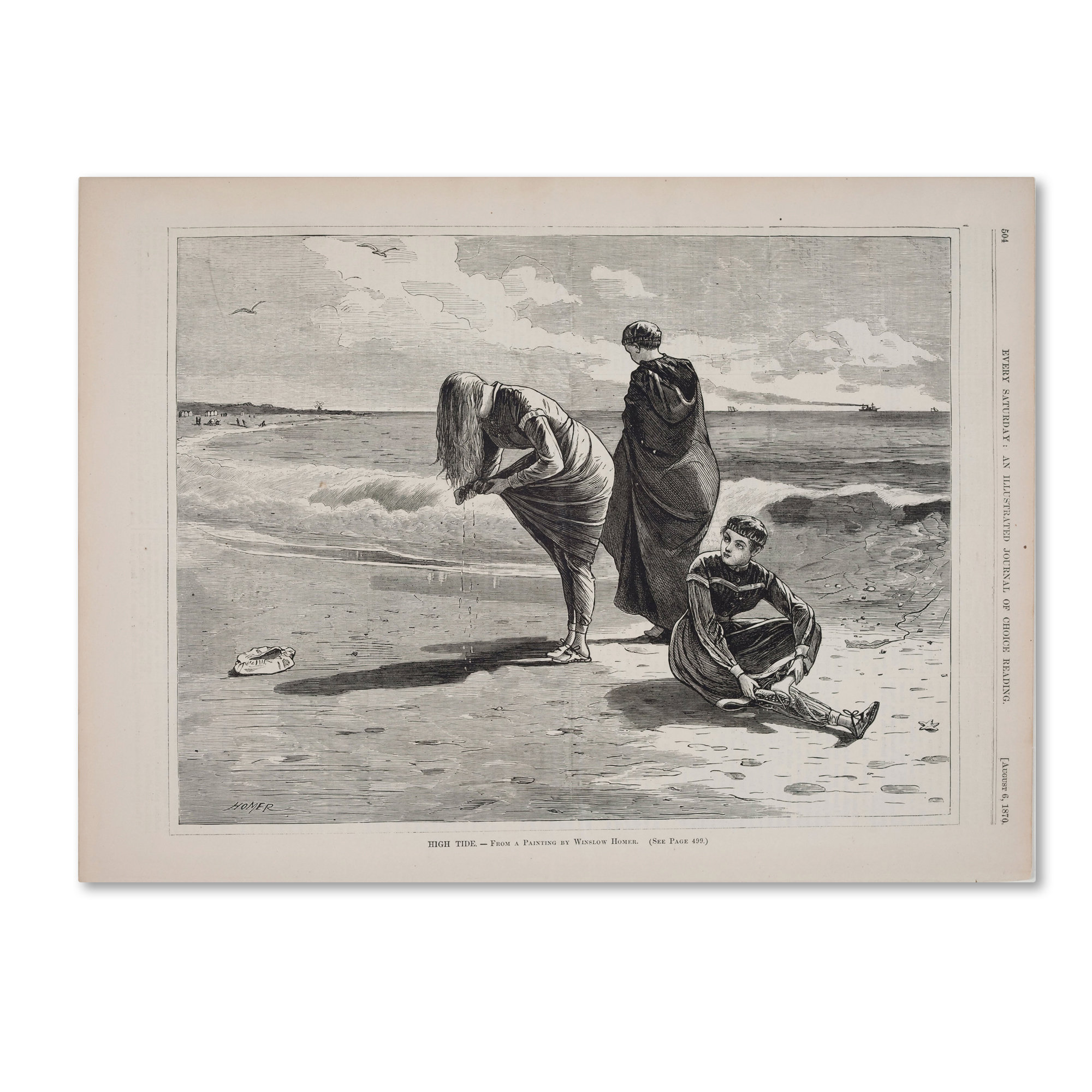 Vault W Artwork 'High Tide' Print on Wrapped Canvas Wayfair